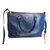 Prada Handbag Blue Leather  ref.38569