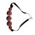 Swarovski Halsketten Rot Leinwand  ref.38574