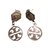 Tory Burch Earrings Silvery Metal  ref.38595
