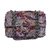 Chanel Saco de aba única de lantejoulas Multicor Couro  ref.38611