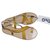 D&G Sandals Mustard Leather  ref.38620