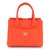 Chanel Neo executive Orange Leather  ref.38639