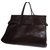 Longchamp Handbag Dark brown Leather  ref.38649