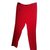 Karl Lagerfeld Pants, leggings Red Polyester  ref.38664