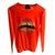 Markus Lupfer Sequined Lip Sweater Peach Wool  ref.38685