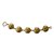 Chanel Pulseira Dourado Banhado a ouro  ref.38700