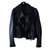 Karen Millen Jacket Black Leather  ref.38716