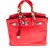 Birkin Hermès Handtasche Rot Leder  ref.38718
