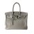 Hermès Hermes Birkin 35 Clemence Etain SHW Grey Leather  ref.38734