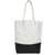 Bottega Veneta tote bag-Like new Negro Blanco Cuero Paño  ref.38790