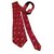 Chanel Tie Dark red Silk  ref.38831