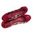 Burberry Zapatillas de ballet Roja Cuero  ref.38836