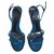 Bally Sandals Blue Exotic leather  ref.38874