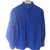 Céline Shirt Blue Cotton  ref.38955