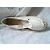 Autre Marque Espadrillas Ori & Occi in cotone bianco e pelle croco beige 41 Marrone - vista 9
