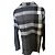 Camisa Burberry Brit Tartán Gris Algodón - vista 2