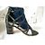 Maison Martin Margiela Asymmetrische Python Sandalen Anthrazit Anthrazitgrau - Ansicht 6