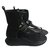 Louis Vuitton Sandals Black Patent leather  ref.39299