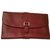 Longchamp Le Foulonné Dark red Leather  ref.39405
