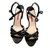 Prada sandals Black Leather  ref.39479
