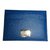 DOLCE & GABBANA MEN'S CREDIT CARDS HOLDER Blue Leather  ref.39486
