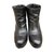Surface To Air Ankle Boots Black Leather  ref.39518