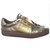 Valentino scarpe da ginnastica D'oro Pelle  ref.39678