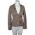 Gerard Darel Embroidered jacket Brown Cotton  ref.39679