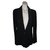 Louis Vuitton Giacca uniforme Nero Viscosa Acetato  ref.39698