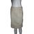 Kenzo Skirt Grey Cream Cotton Linen  ref.39713