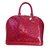 Louis Vuitton ALMA Rosso Pelle verniciata  ref.39877