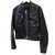 Dsquared2 Biker jacket Black Leather  ref.39899