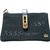 La Bagagerie Purse, wallet, case Black Leather Cloth  ref.40150