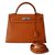 Hermès Kelly Tasche 32 Orange Exotisches Leder  ref.40300