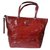 Coach Handbag Red Patent leather  ref.40353