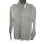 Balenciaga great stripped men's shirt medium Olive green Cotton  ref.40477