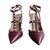 Valentino rockstud heels rubin color Leather  ref.40624