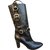 Dolce & Gabbana Boots Black Leather  ref.40662