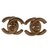 Chanel Earrings Golden Silver-plated  ref.40768