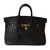 Hermès Superb bag Birkin 35 cm Hermes cuir cow Ardennes Black Leather  ref.40818