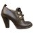 Dolce & Gabbana Ankle Boots Dark brown Leather  ref.40860
