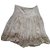 Tara Jarmon Skirt Cream Silk  ref.40884