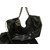 Chanel Handbag Black Cloth  ref.41040
