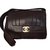 Chanel Handtasche Braun Leder  ref.41150