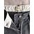 Isabel Marant Etoile Shorts aus grauem Denim mit Fransen - Ansicht 3