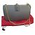 Borsa a mano Valentino Glam Lock in pelle martellata grigia Grigio - vista 2