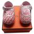 Hermès Pantofole Multicolore Cotone  ref.41257