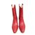 Fratelli Rosseti Ankle Boots Red Leather  ref.41280