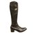 Free Lance Boots Black Leather  ref.41284
