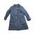 Chanel Coat Blue Wool  ref.41390